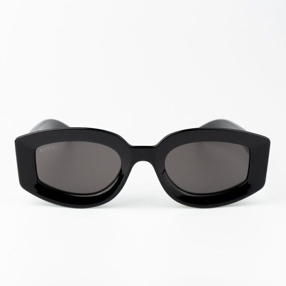 NEW Gucci GG1719S 001 Black Grey Women Square Sunglasses GG 1719S main image 6